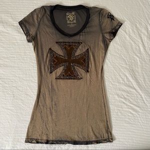 grunge goth top